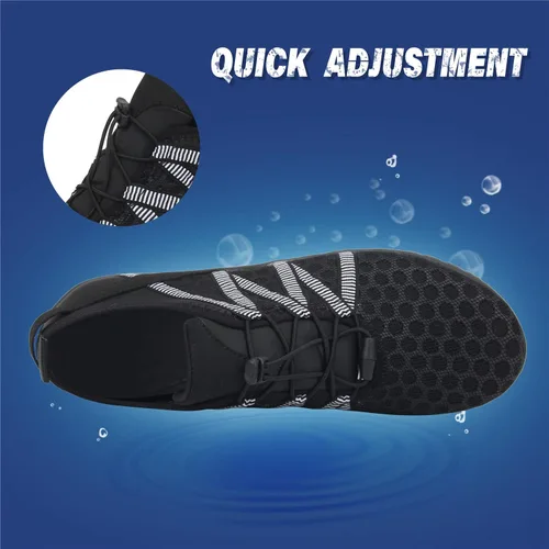 Vista 4 de Spesoul Zapatos deportivos acuáticos para hombre y mujer, secado rápido, para exteriores, para playa, natación, piscina, surf, buceo, yoga