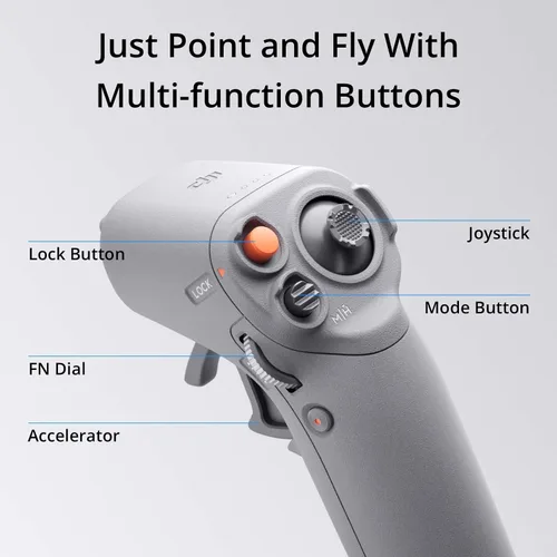 Vista 4 de DJI RC Motion 2 - Controlador inteligente inmersivo, operación multidireccional, accesorio multifuncional e intuitivo para FPV, compatibilidad