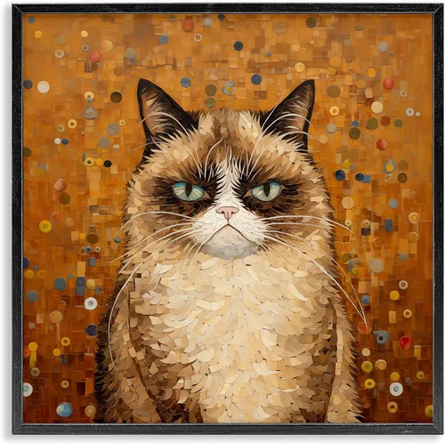 Vista 26 de Stupell Industries Gatos en el cine 3D Giclée enmarcado gris diseño de arte por Lund Roeser Enmarcado en blanco