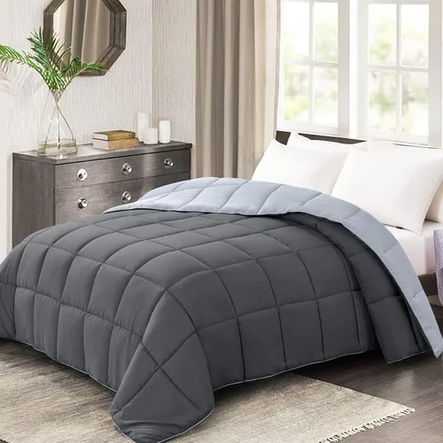 Vista 25 de Homelike Moment Edredón tamaño king - Inserto de edredón beige, alternativa al plumón, edredón ligero para cama king, ropa de cama ligera