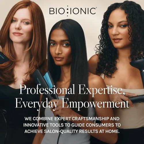 Vista 9 de Bio Ionic SMART-X Secador de Cabello con Difusor, Secador de Soplo de Alta Eficiencia con 3 Ajustes de Calor y 3 Ajustes de Velocidad, Seca