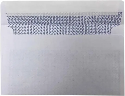 Vista 2 de 80 sobres blancos autoadhesivos para envío de cartas N6 3/4 3 5/8 x 6 1/2 pulgadas