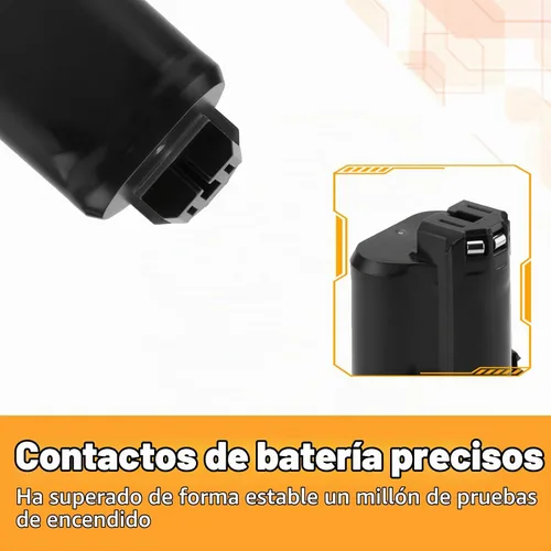 Vista 5 de Shentec Paquete de 2 baterías de 4000 mAh 12 V compatibles con Dremel 8240