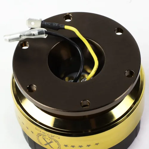 Vista 5 de NRG Innovaciones. Liberación rápida, bronce/cromo dorado (Bronze Body/Chrome Gold)