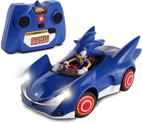 Vista 6 de NKOK Sonic NKOK Knuckles ATV R/C (con luces), para edades de 6 años en adelante, permite a los niños fingir conducir y divertirse al mismo tiempo.