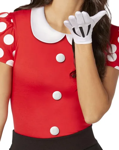 Vista 3 de Spirit Halloween Kit de disfraz de Minnie Mouse para adultos, Multicolor