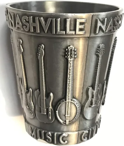 Vista 6 de States Souvenir Metal Shot - Diseño de peltre de vidrio – Texas Nashville Indiana Iowa St. Louis Chicago Kentucky Ohio Illinois - Disparo de metal
