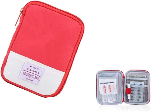 Vista 10 de King&Pig Bolsa de primeros auxilios vacía portátil Kit de bolsa de oficina en casa Bolsa de rescate de emergencia médica Bolsa de rescate Paquete