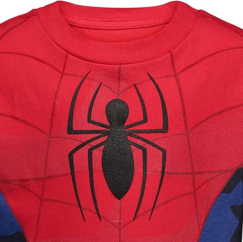 Vista 8 de Marvel Avengers Black Panther Captain America Iron Man Hulk Hulk Hulk Paquete de 4 camisetas de manga corta