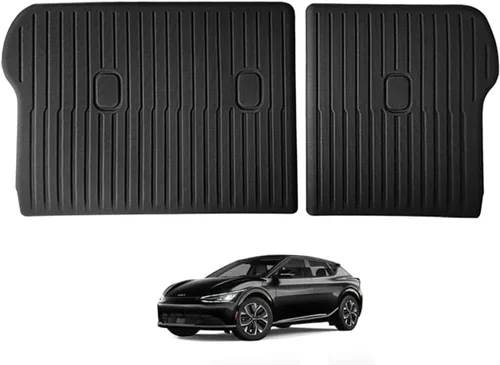 Vista 10 de BestEvMod Alfombrillas para todo tipo de clima, compatibles con Kia EV6 2022-2024 2025, accesorios XPE, resistentes a altas temperaturas, inodoros