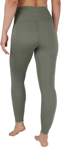 Vista 5 de 90 Degree By Reflex Calzas tipo pantalones de yoga con forro polar para mujer, pantalones de invierno verde ( Agave Green )