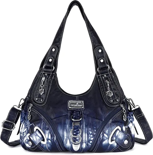 Vista 12 de Angelkiss Hobo Carteras y bolsos para mujeres Bolso de mano para mujeres Carteras grandes Bolsos de hombro diarios Purses, handbags, Handbag