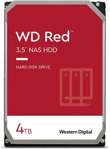 Vista 4 de Western Digital Disco duro interno WD NAS de 2 TB - 5400 RPM, SATA 6 Gb/s, SMR, caché de 256 MB, 3.5" - WD20EFAX, rojo