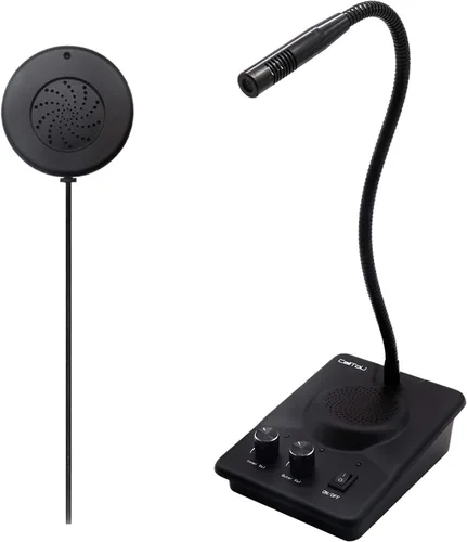 Vista 10 de CallToU Sistema de intercomunicación con altavoz de ventana, intercomunicación de 2 vías, antiinterferencia, micrófono, contador, intercomunicador