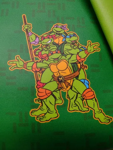 Vista 5 de Loungefly TMNT Teenage Mutant Ninja Turtles Squad - Bolso de hombro con doble correa para mujer