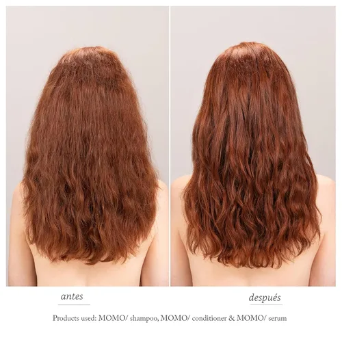 Vista 2 de Davines MOMO/Conditioner, Deep Moisturizing Formula for Dry or Dehydrated Hair - Hydrates & Detangles for Softness & Shine - Apricots Restores