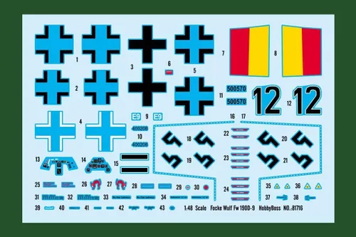 Vista 3 de Hobby Boss Kit de construcción de modelo de avión Focke-Wulf FW 190D-9