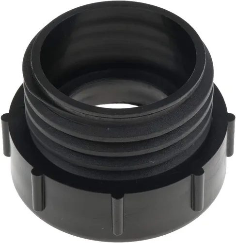 Vista 3 de 2 adaptadores de válvula IBC de 2 x 2 pulgadas, ajuste de tanque IBC, rosca fina hembra a rosca gruesa macho, plástico, fácil de instalar