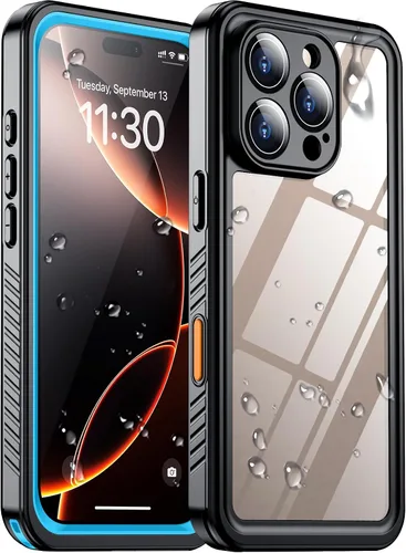 Vista 9 de Funda impermeable para iPhone 12, impermeable, antideslizante, a prueba de golpes, para iPhone 12, color negro