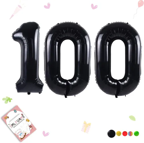 Vista 169 de Globos grandes de 40 pulgadas de números del 0 al 9, globos numéricos para decoración de fiesta de cumpleaños, globos de helio de aluminio