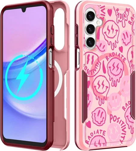 Vista 121 de Funda para Moto G 5G 2024 – Compatible con MagSafe para mujeres y niñas, bonita funda protectora magnética para teléfono, diseño femenino Kawaii