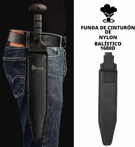 Vista 5 de Reapr 11019 - Espada de Legion, espadas tácticas con funda para campamento, senderismo, emergencias y autodefensa, 20 pulgadas de longitud total
