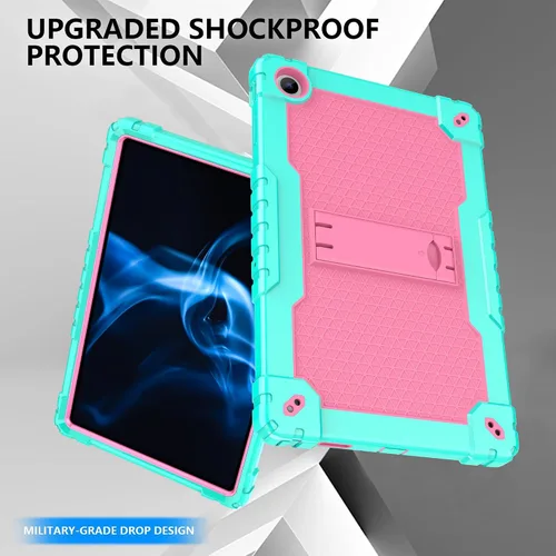 Vista 3 de Para Onn 10.4 Tablet Pro 2023 Modelo: 100110603 Funda protectora híbrida de alta resistencia con correa para el hombro para Walmart Onn 10.4 Tablet