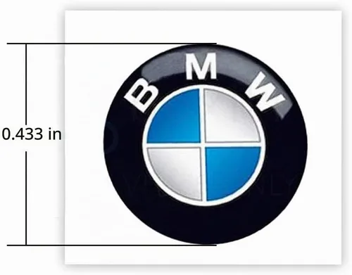 Vista 2 de BMW E46 - Emblema insignia de Sedan, Cabrio, coupé compacto, original de fabricante de 11 mm 66122155753