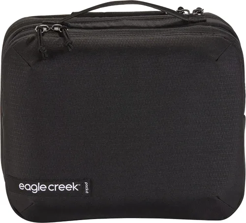 Vista 2 de eagle creek Pack-It Reveal - Neceser triple plegable con 3 compartimentos grandes con organizadores elásticos y con cremallera, hechos