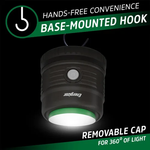 Vista 6 de Energizer - Linterna LED de campamento X1000, luz brillante y resistente para tiendas de campaña, linterna resistente al agua para campamento