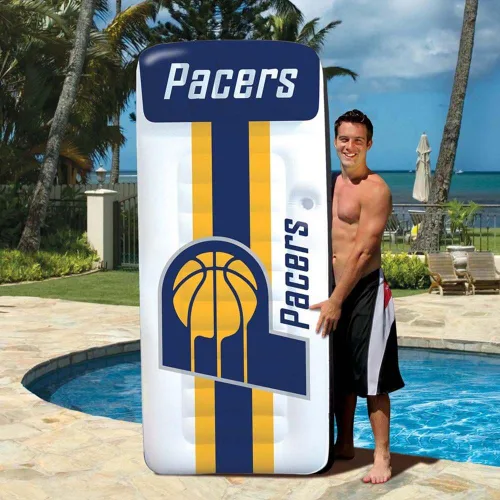 Vista 7 de Poolmaster NBA - Tumbona inflable grande para colchón de piscina