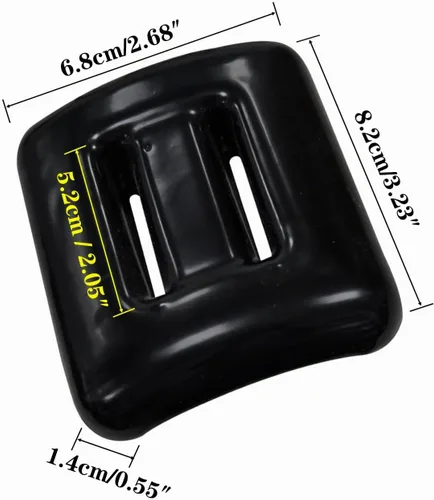 Vista 2 de Pesas de buceo para cinturón de peso de buceo (1lb-4.4lb / 0.5kg-2kg), pesas de vinilo para buceo, pesas de buceo recubiertas, pesas de plomo Negro
