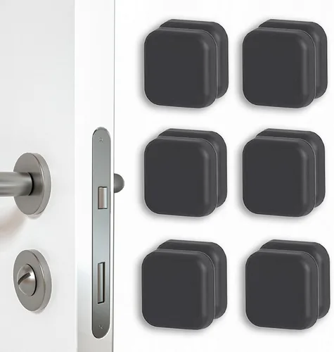 Vista 15 de Protector de Pared Pequeño para Puertas, Parachoques de Puerta de Silicona, Protector de Pared Autoadhesivo, Silenciador de Puertas, Protector