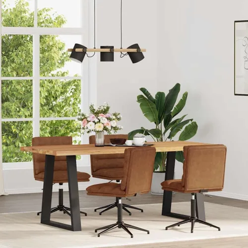 Vista 13 de Adjustable Black Faux Leather Dining Chairs, Modern Kitchen Seating with Height Adjustability, Stain-Resistant, Lightweight Yet Strong Set for