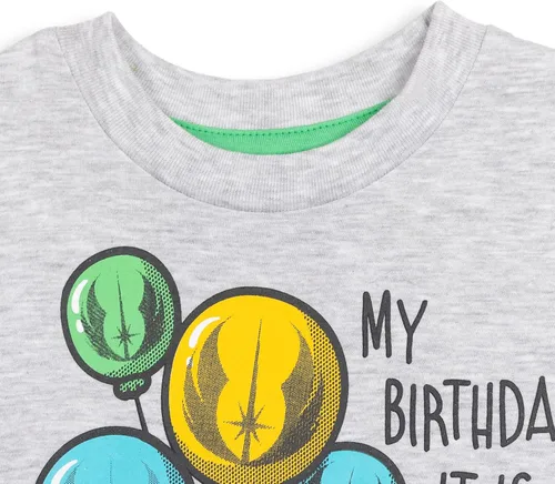 Vista 4 de STAR WARS Darth Vader Yoda - Camiseta de cumpleaños para niños pequeños a niños grandes
