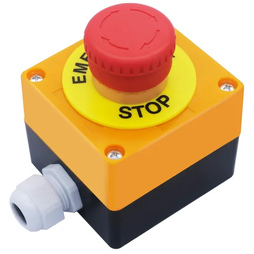 Vista 22 de mxuteuk 2pcs 1 NO 0.866 in Interruptor de botón momentáneo SPST Negro 660V 10A HB2-BA21-HH