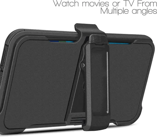 Vista 3 de Funda compatible con Samsung Galaxy A23 5G, con clip para cinturón, resistente, a prueba de golpes, protección de cuerpo completo, funda para Negro