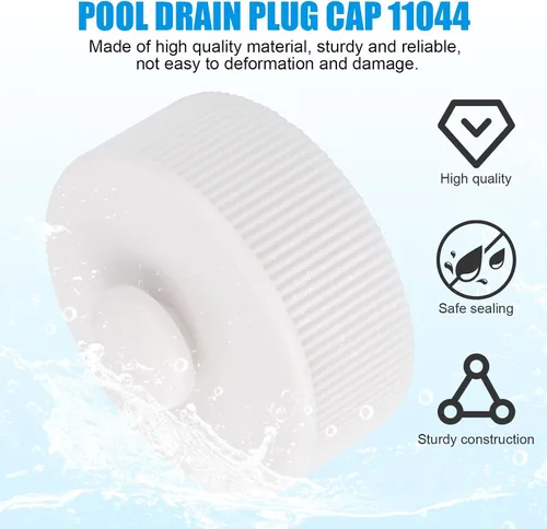 Vista 3 de Tapón de válvula de drenaje 11044 para piscinas intex sobre el suelo de 42 pulgadas y más altas tapa de drenaje de piscina