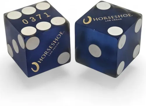 Vista 13 de Par de dados de casino en serie a juego - Auténticos dados de dados de Las Vegas 0.748 in, juegos de mesa y coleccionables - Aliante rojo pulido