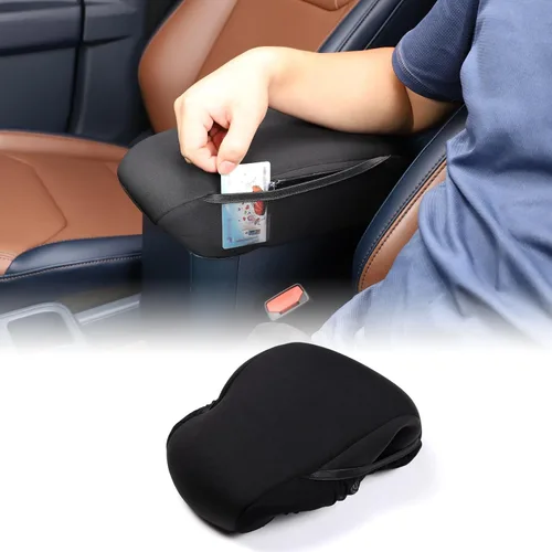 Vista 7 de Aunginsy Funda Protectora para Consola Central de Automóvil Compatible con Ford Maverick 2022-2025, Funda Cojín Protector de Tapa de Caja