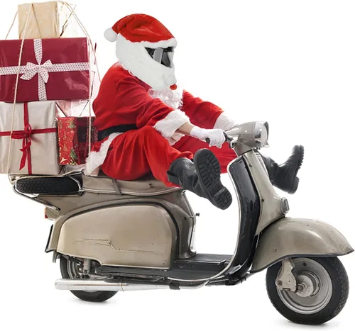 Vista 6 de Cubierta de casco de motocicleta de Papá Noel de Navidad, cubierta de casco de Natividad, accesorio de sombrero de Papá Noel de Navidad para hombres