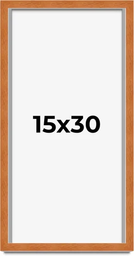 Vista 139 de Marco de 3 x 3 pulgadas de madera maciza de nuez y miel marrón con plexiglás acrílico UV, respaldo de tablero de espuma y accesorios para colgar