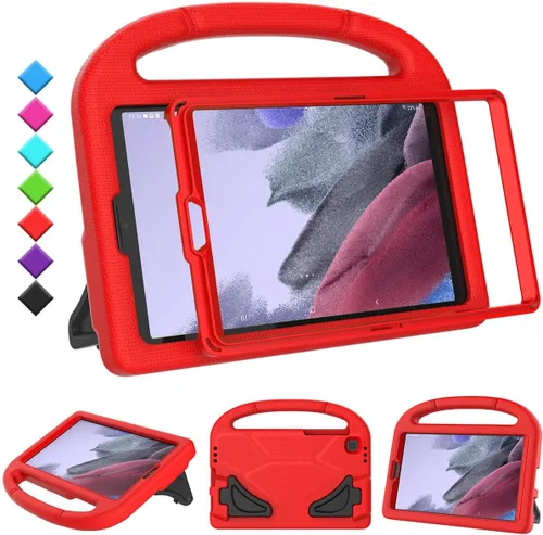 Vista 8 de Funda para niños para tablet Samsung Galaxy Tab A7 Lite de 8.7", protector de pantalla integrado, funda protectora con mango y soporte a prueba