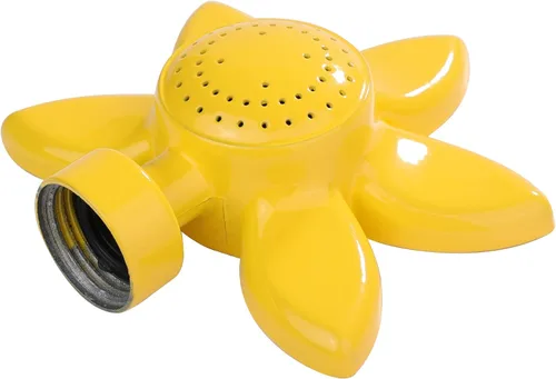 Vista 6 de Aspersor circular Glorden con forma de flor, Amarillo