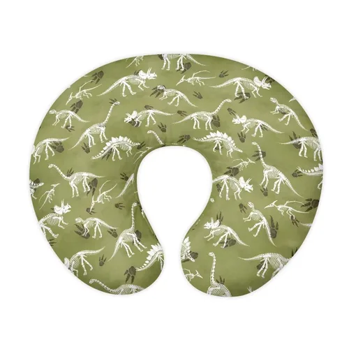 Vista 22 de Jeiento Blue Shark - Fundas de almohada de lactancia suaves y elásticas para almohadas de lactancia materna, funda reversible extraíble para bebé