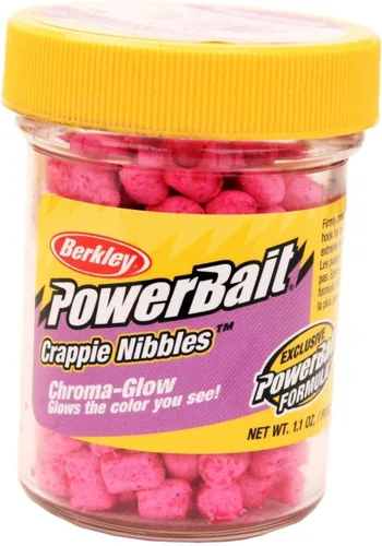 Vista 16 de Berkley PowerBait - Cebo de pesca para picaduras de cangrejo Glow/Chartreuse