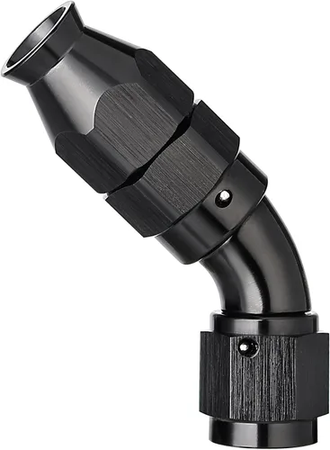 Vista 8 de EVIL ENERGY - Adaptador de manguera de una pieza PTFE 4AN de 30 grados, aluminio, color negro
