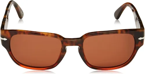 Vista 2 de Persol Gafas de sol cuadradas PO3245S, Negro, verde (blackGreen Polarized)