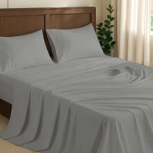 Vista 16 de NON Sticky cotton Juego de sábanas cortas de algodón egipcio de alta calidad para caravana, 4 piezas, bolsillo profundo de 12 pulgadas, suave, fácil
