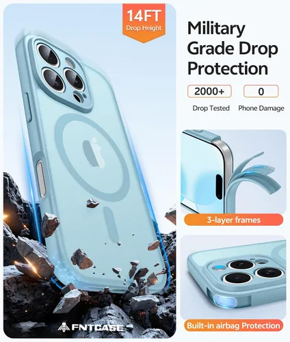 Vista 426 de FNTCASE Funda para Motorola Moto G-Stylus-5G-2025: Funda magnética translúcida mate a prueba de golpes para Moto G Stylus 2026, funda protectora